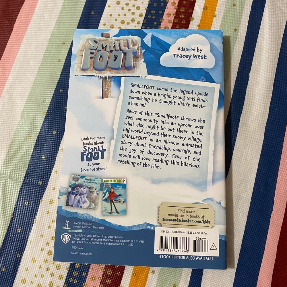 Small Foot Movie Novelization​‎ NWOT - Picture 3 of 4